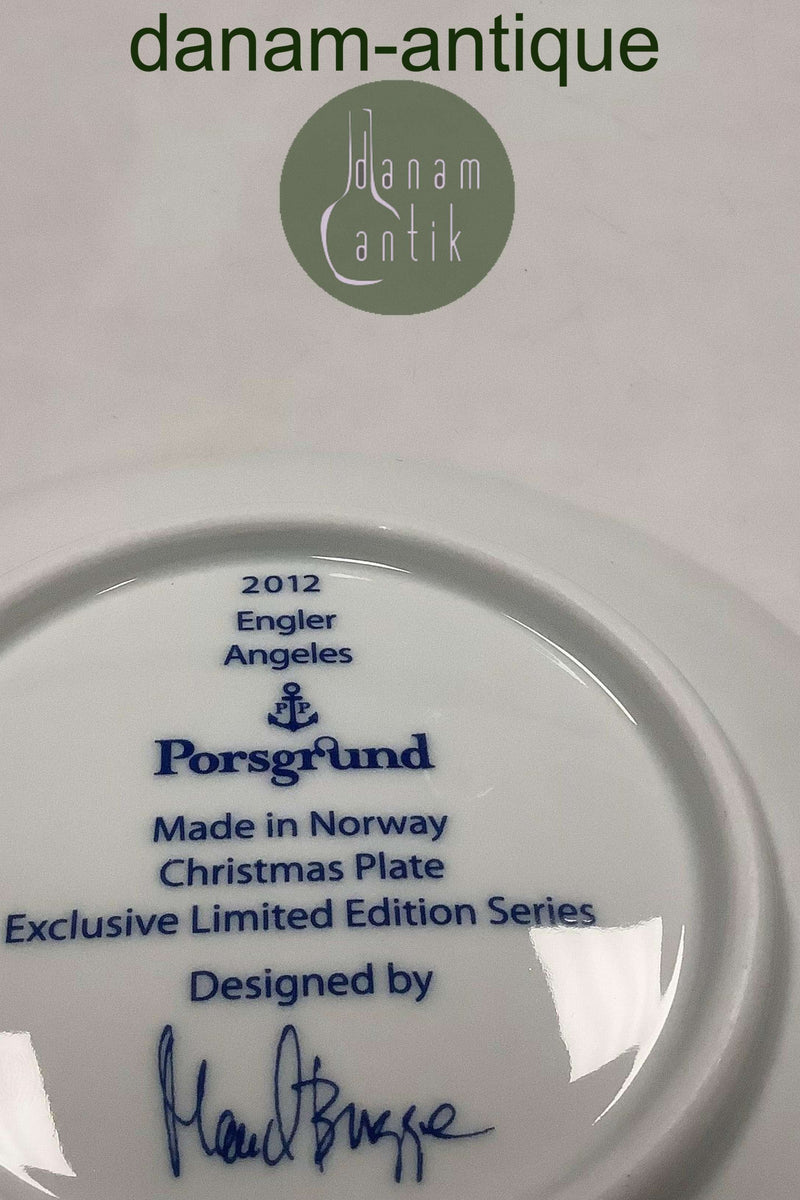 Porsgrund Norway Juleplatte 2012