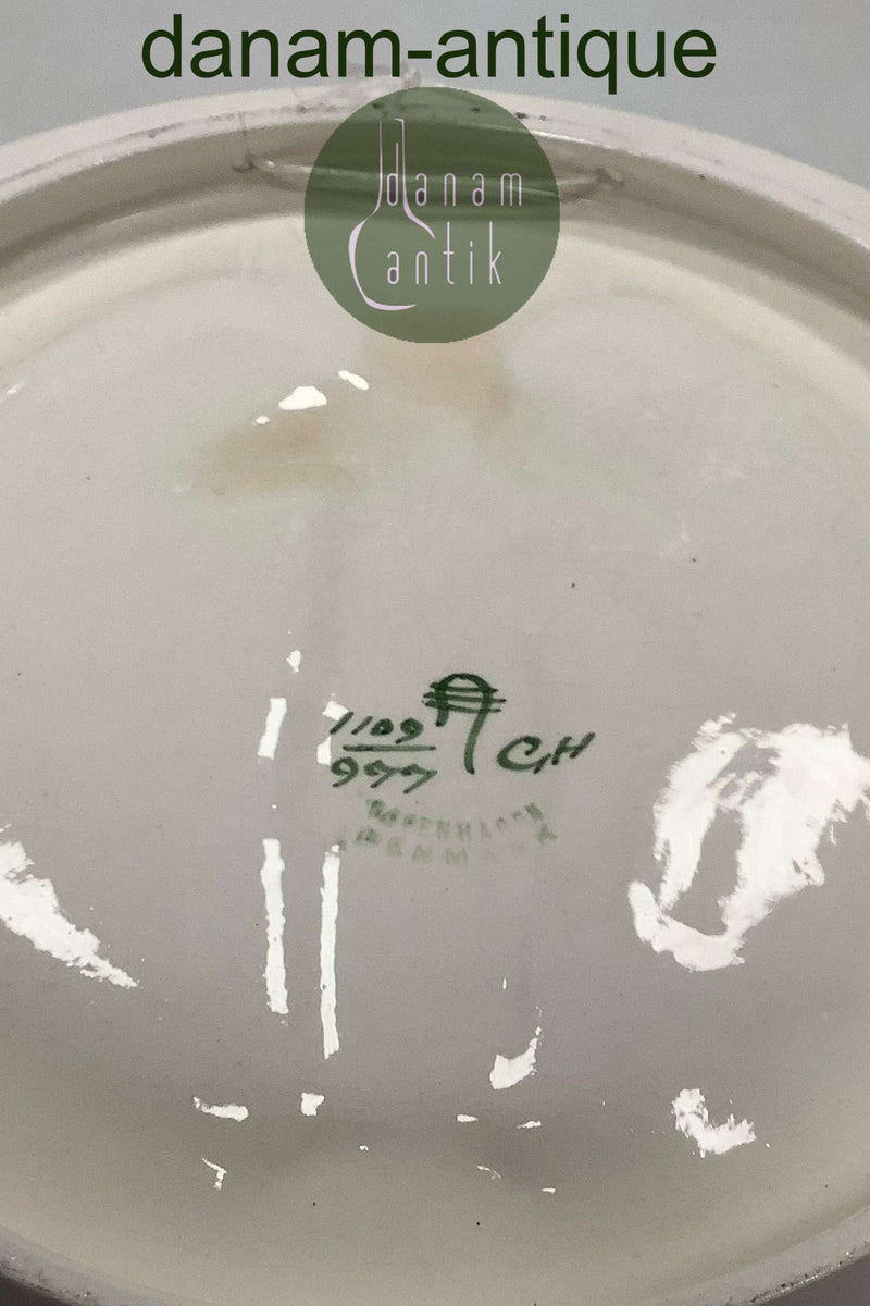 Aluminia Stor Juleplatte fra 1916 Weihnachten