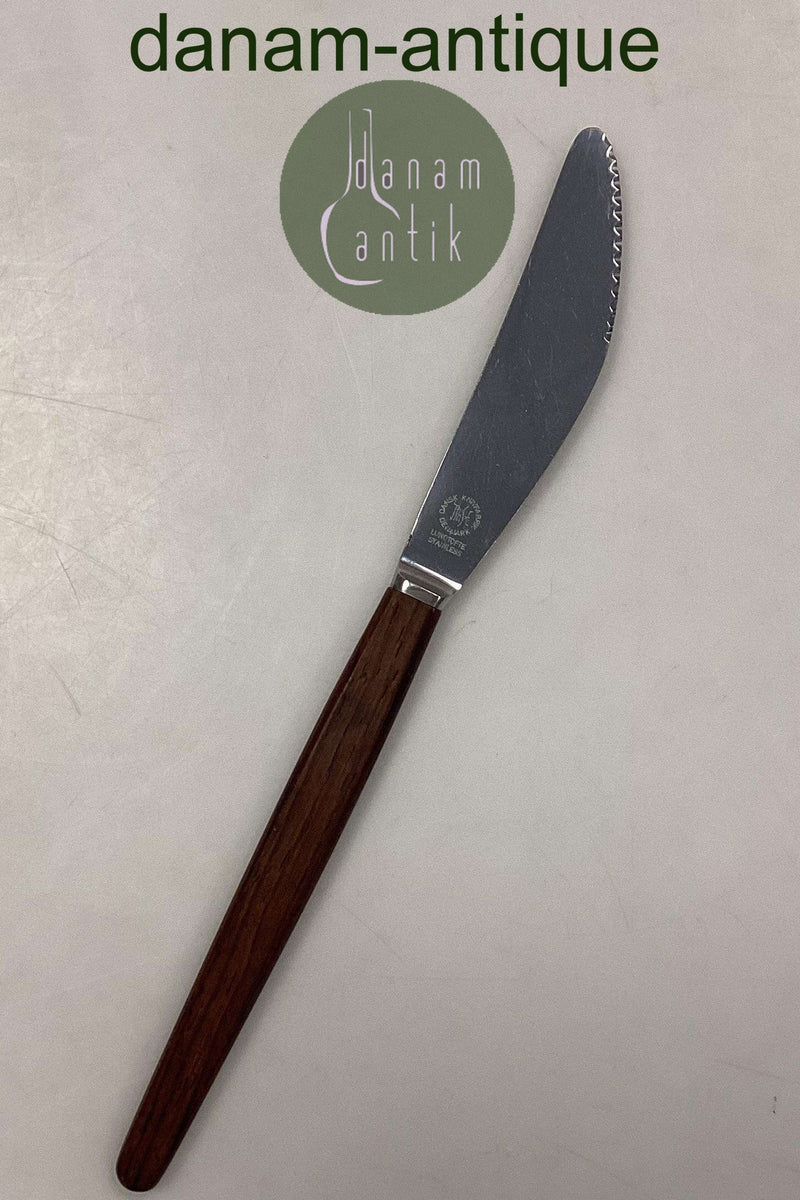 Raadvad Spisekniv med grillskær i Stål og Palisander