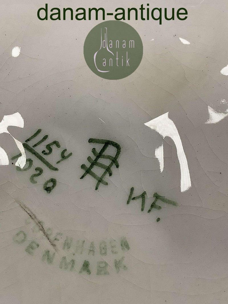 Aluminia Stor Juleplatte fra 1918 Weihnachten