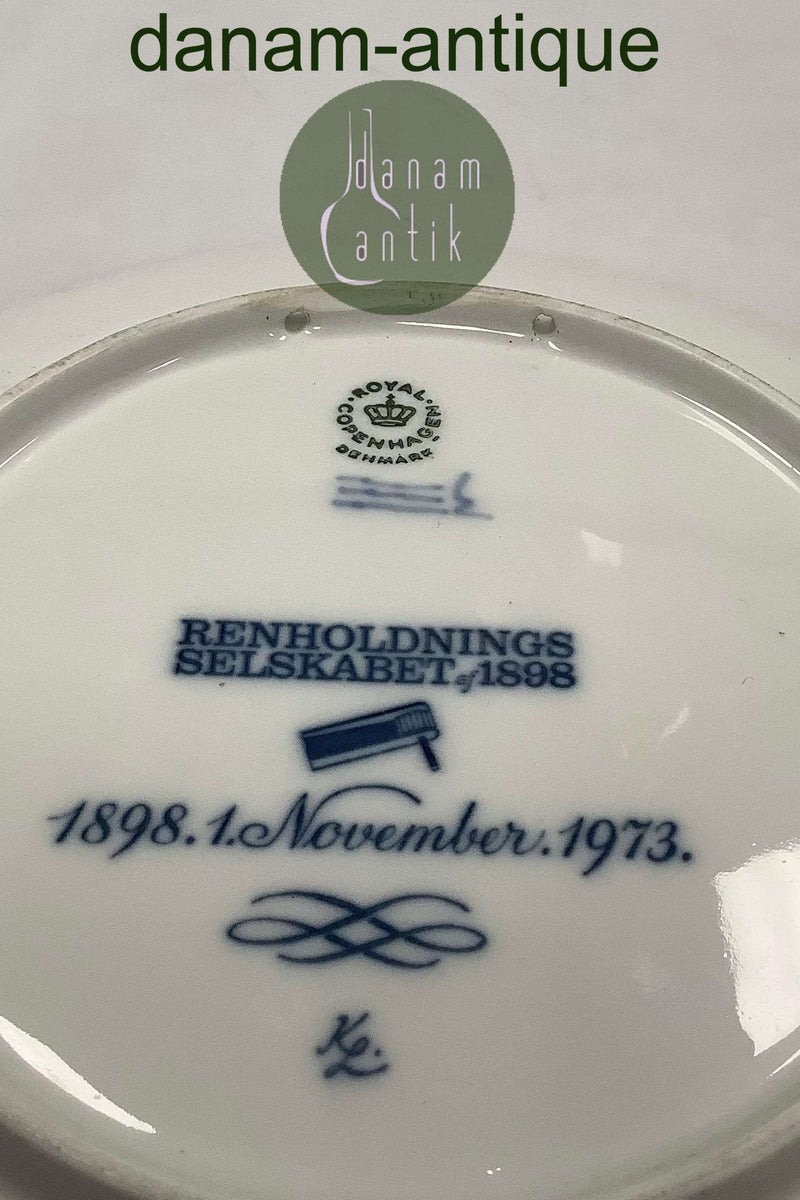 Royal Copenhagen Mindeplatte Renholdings Selskabet af 1898