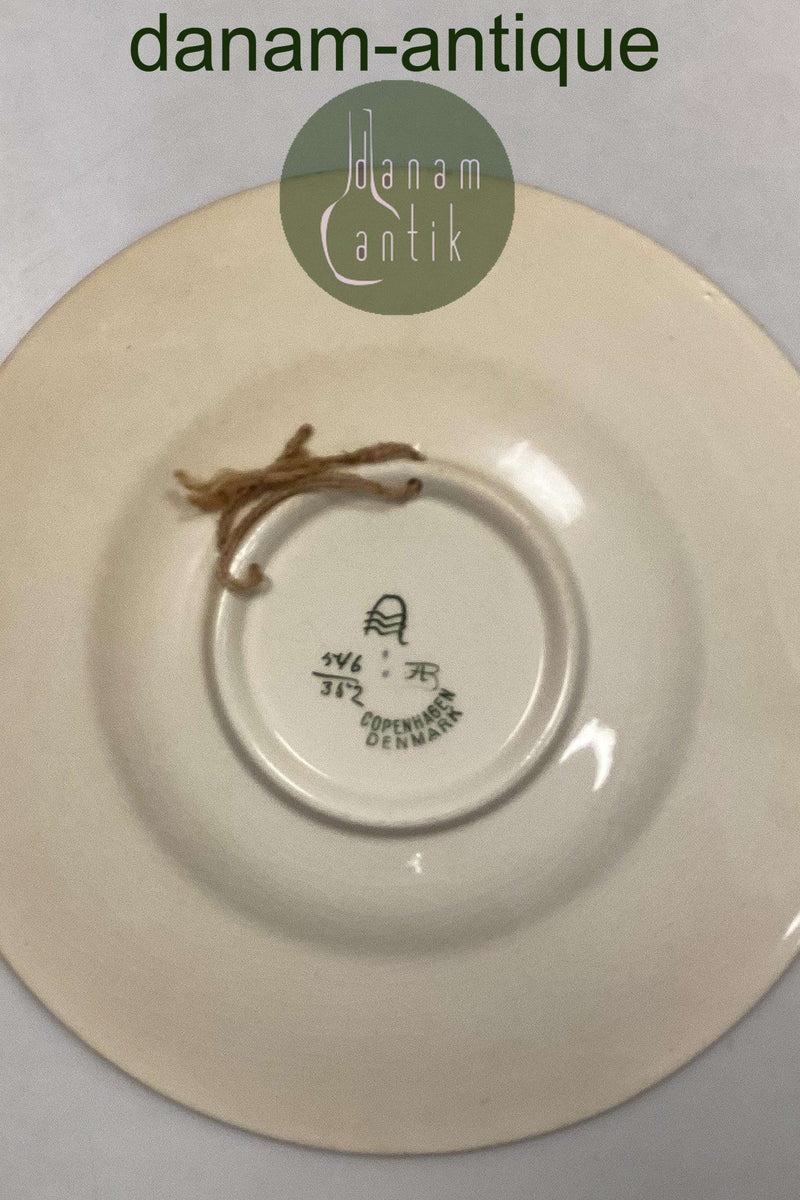 Aluminia Vægplatte med Blå Blomst No. 346/352