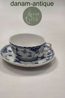 Royal Copenhagen Musselmalet Halvblonde Kop og Underkop No. 713