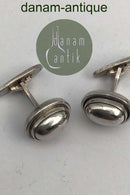 Georg Jensen Sterling Sølv Manchetknapper No. 44 B