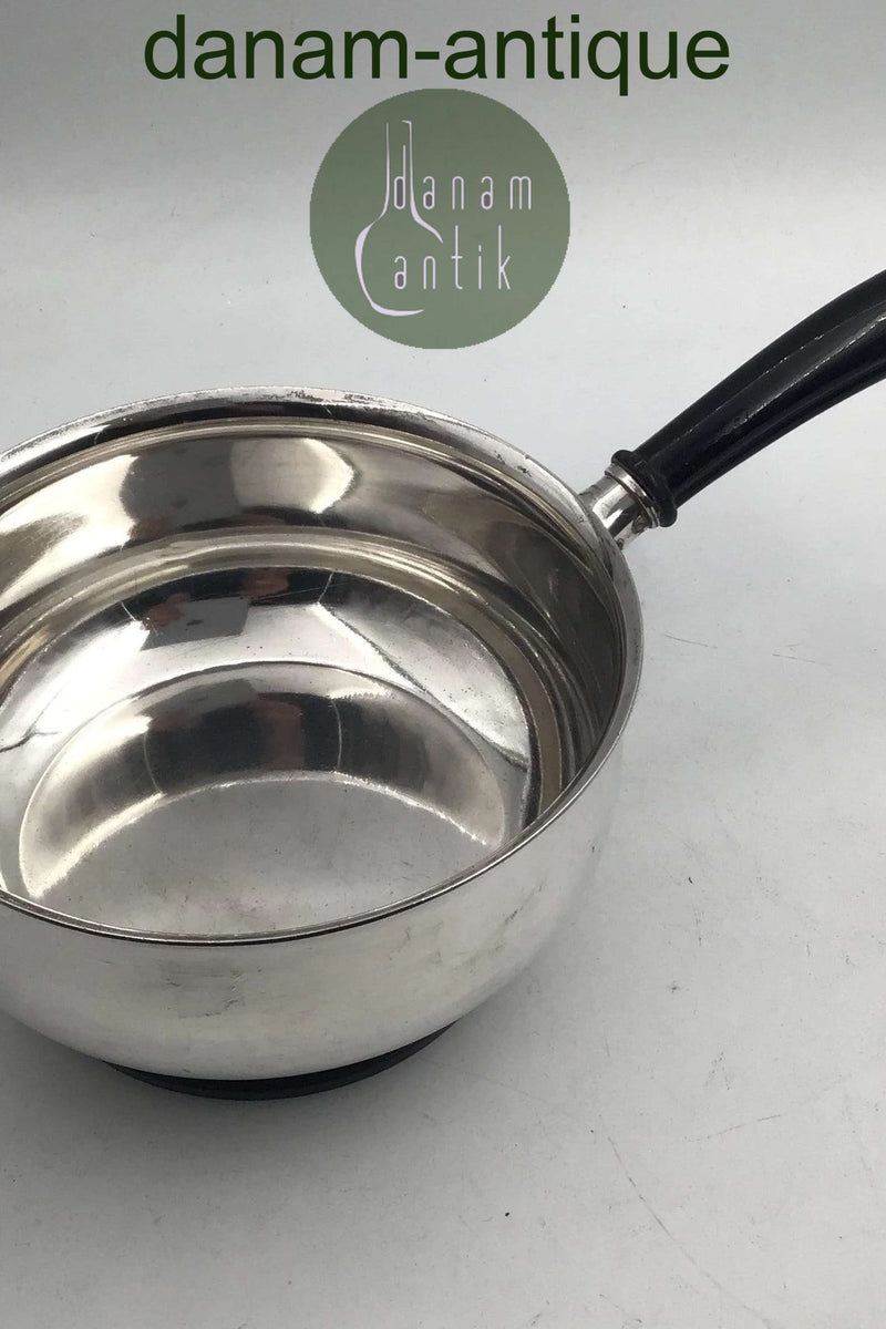 Cohr Sølv Kasserolle m træhåndtag