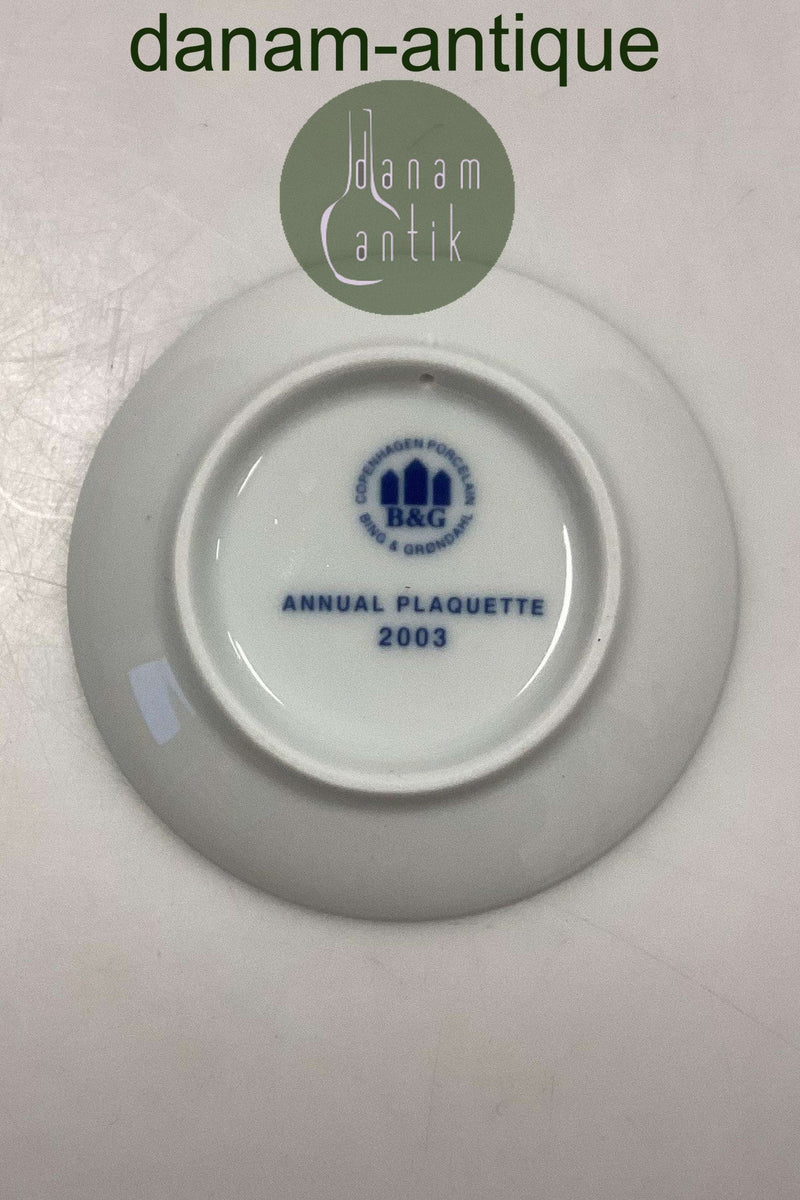 Bing og Grøndahl Juleplaquette fra 2003