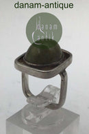 A Ring Sterling Sølv Ring med Mosagat