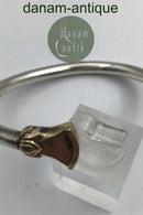 AB? Sterling Sølv / 18 K Guld Armring