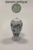 Bing og Grøndahl Blåmalet / Musselmalet Peberbøsse med tekst