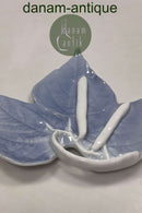 Royal Copenhagen Art Nouveau Skål formet som blad med frugter No 2/7