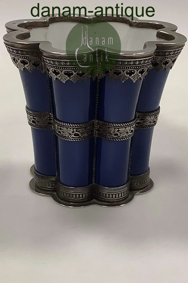 Royal Copenhagen Margrethe Bæger med Sølvmontering af Anton Michelsen No 3374