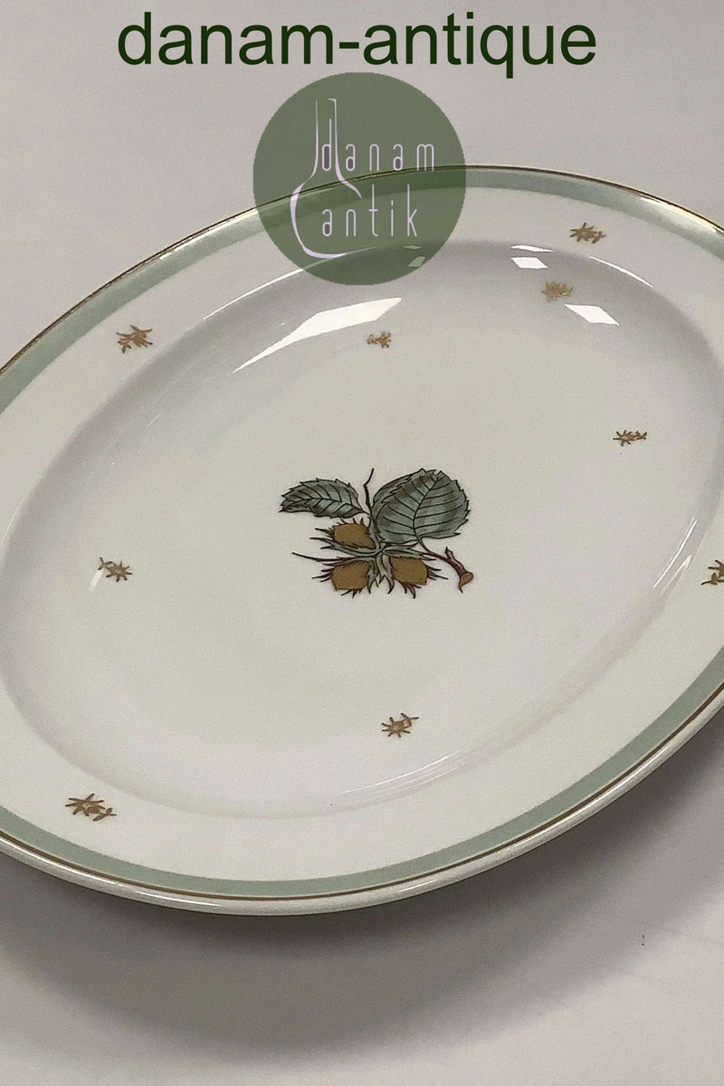 Bing og Grøndahl Hasselnød Ovalt Fad No 16