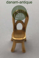 Georg Jensen Forgyldt Messing Cafe Stol Vedhæng