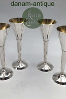 Franz Hingelberg Sterling Sølv Snapseglas Sæt (4)