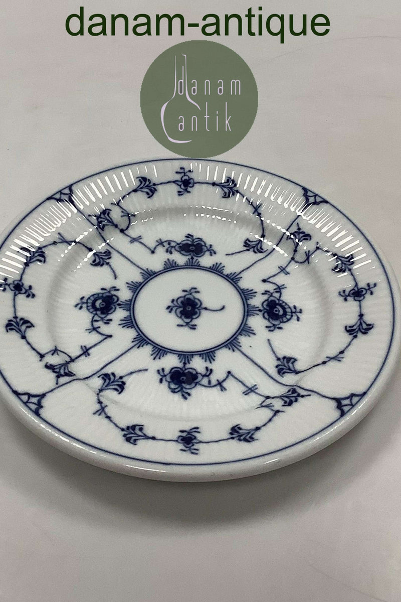 Royal Copenhagen Musselmalet Riflet Hotel Kagetallerken No 2055