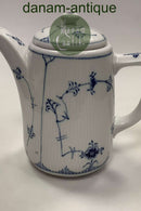 Royal Copenhagen Musselmalet Riflet Kaffekande No 2217