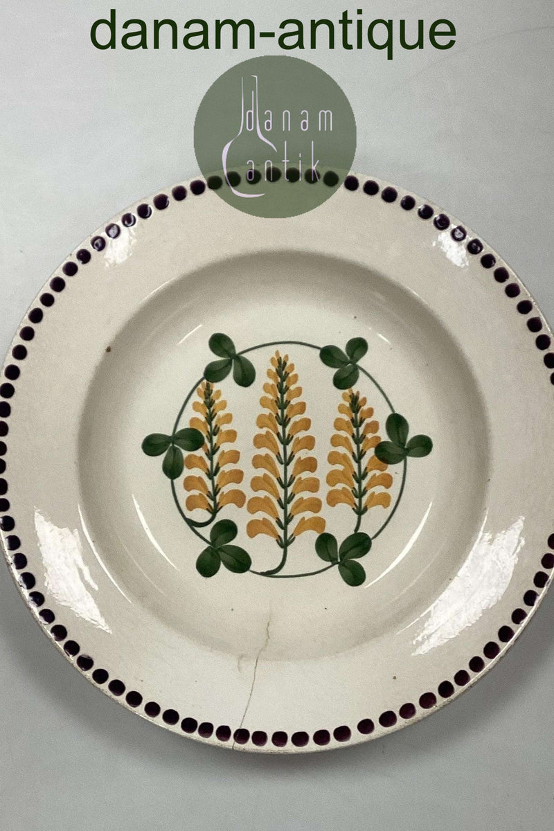 Aluminia Guldregn (Laburnum) Dyb Tallerken No. 10/230