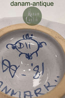 Bjørn Wiinblad keramik Skål med Kvindehoved No D11 from 1981