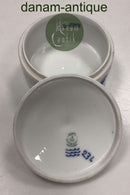 Royal Copenhagen Musselmalet Bonbonniere med Sommerfugle