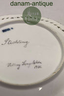 Royal Copenhagen Privatmalet Flora Danica Fisketallerken No 3554