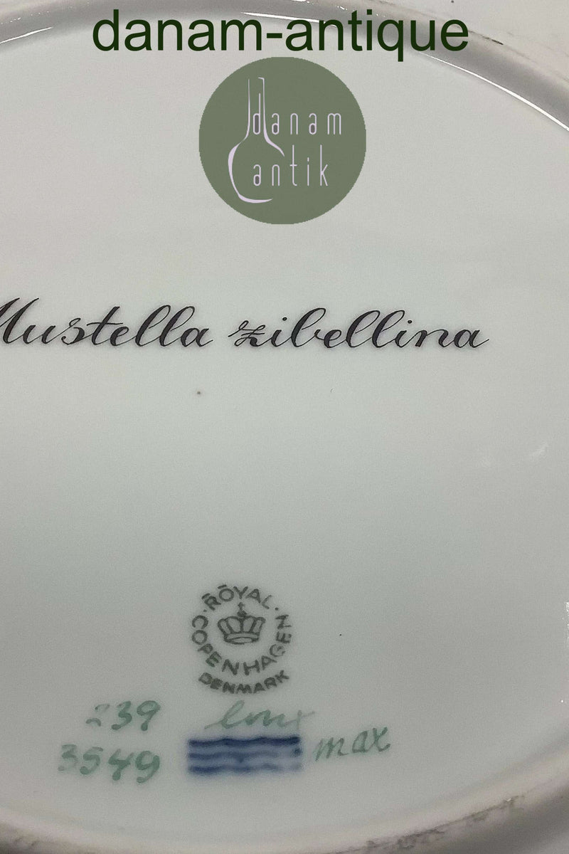 Flora Danica Jagtstel Middagstallerken No 239/3549 Zobel