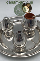 Hans Hansen Sølv / Sterling Sølv Plat-de-menage (1937)