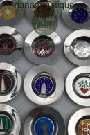 Peter Hertz Sterling Sølv / Emalje Skåle Sæt (12)