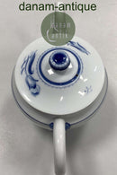 Bing og Grøndahl Jubilæumsstel / Blå Nellike Tekande