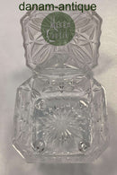 Facetslebet Glas Bonbonniere på fødder