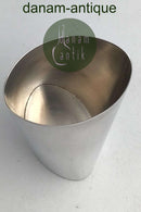 Georg Jensen Sterling Sølv Ellipseformet Vase / Bæger Verner Panton