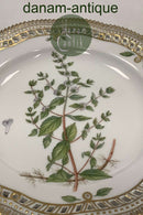 Royal Copenhagen Flora Danica tallerken med gennembrudt kant No 20/3553