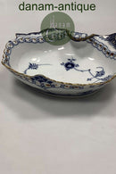 Royal Copenhagen Musselmalet Helblonde Asiet No 1/1075. Med guldkant