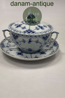 Royal Copenhagen Musselmalet Halvblonde Bouillon Kop med underkop No 764