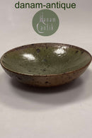 Olivengrøn Stentøjsskål