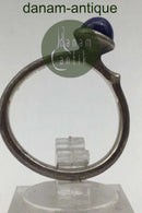 Ole Lynggaard Sterling Sølv Lotus Ring (Lapis Lazuli)