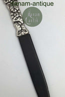 Bernhard Hertz Early Silver (826) Ebony letter opener