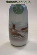 Lyngby Porcelæn Vase med Mølle No. 130-2/93