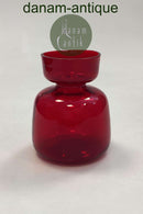 Red Hyacinth glass Holmegaard / Kastrup / Fyens Glasværk