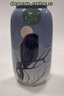 Royal Copenhagen Art Nouveau Vase med Ugle No. 347/107