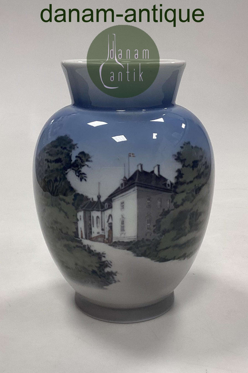 Royal Copenhagen Art Noveau Vase - Marselisborg Castle No. 4735