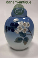Royal Copenhagen Art Nouveau Vase with Lid - Blackberry Branch No. 1288/281