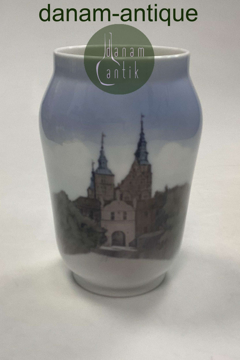 Royal Copenhagen Art Nouveau Vase - Rosenborg Castle No. 4567