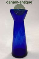 Cobalt blue Hyacinth Vase Holmegaard / Kastrup / Fyens Glasværk