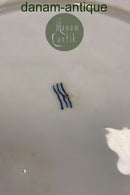 Tidlig Royal Copenhagen Flora Danica Perlestels fad med Blomster fra 1780-1790