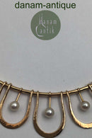 Bent Gabrielsen 14K Gold Necklace with Pearls
