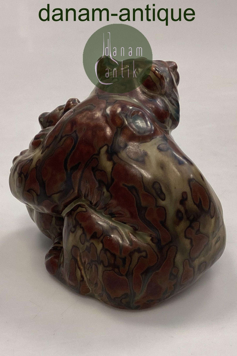 Royal Copenhagen Stentøjsfigur af Bjørn med Unge No. 20193