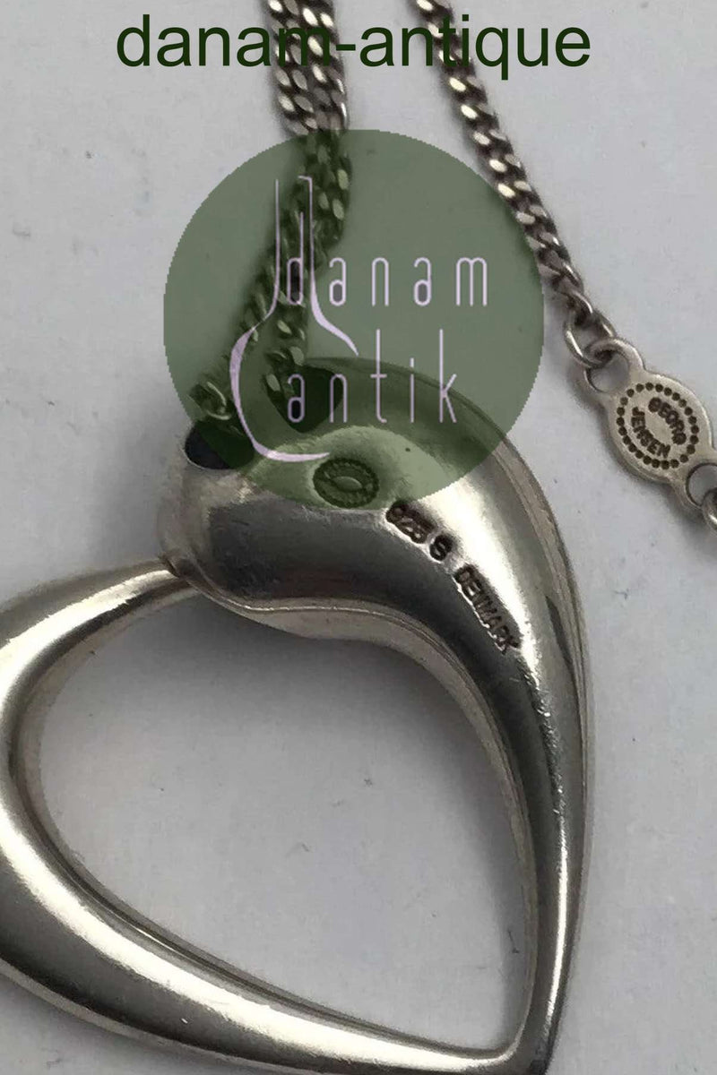 Georg Jensen Sterling Sølv Årshjerte Vedhæng 2006 Karim Rashid