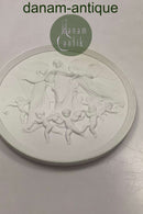 Royal Copenhagen Biscuit Platte Juleglæde i Himlen No 111