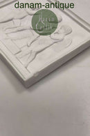 Bertel Thorvaldsen: Royal Copenhagen Bisquit Syngende engle relief