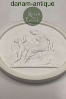 Royal Copenhagen Biscuit Plate Cupid complains to Venus about the sting of a bee No 84